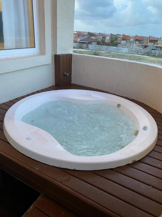 Beachfront Apt & Jacuzzi Taíba Eksteriør bilde